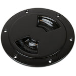 Sea-Dog Quarter-Turn Smooth Deck Plate w/Internal Collar - Black - 5" [336355-1] - BuoyMart.com  Deck Plates Sea-Dog
