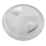 Sea-Dog Quarter-Turn Textured Deck Plate w/Internal Collar - White - 6" [336362-1] - BuoyMart.com  Deck Plates Sea-Dog