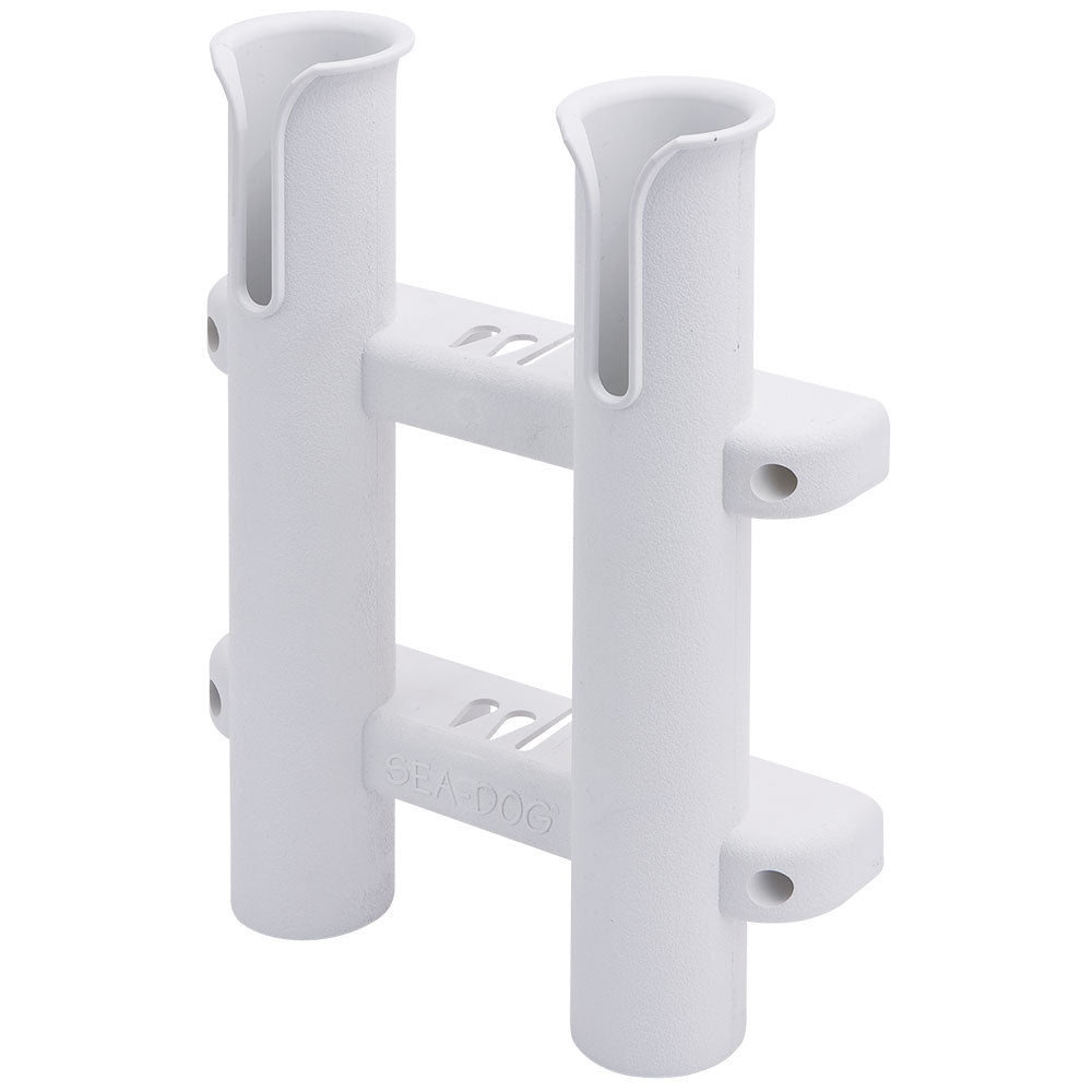 Sea-Dog Two Pole Side Mount Rod Storage Rack - White [325028-1] - BuoyMart.com  Rod & Reel Storage Sea-Dog