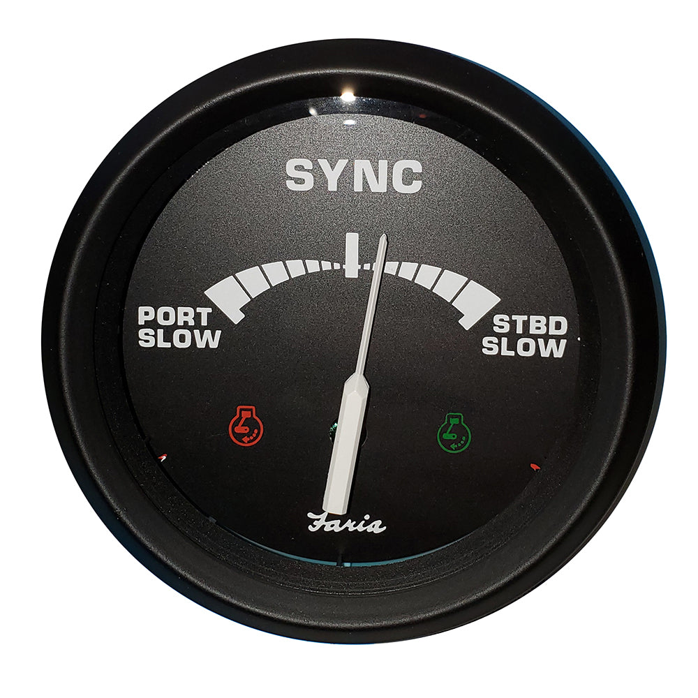 Faria 4" Gauge Engine Synchronizer f/Dual Engines Gas  Diesel [32807] - BuoyMart.com  Gauges Faria Beede Instruments