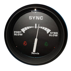 Faria 4" Gauge Engine Synchronizer f/Dual Engines Gas  Diesel [32807] - BuoyMart.com  Gauges Faria Beede Instruments