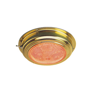Sea-Dog Brass LED Day/Night Dome Light - 5" Lens [400358-1] - BuoyMart.com  Interior / Courtesy Light Sea-Dog