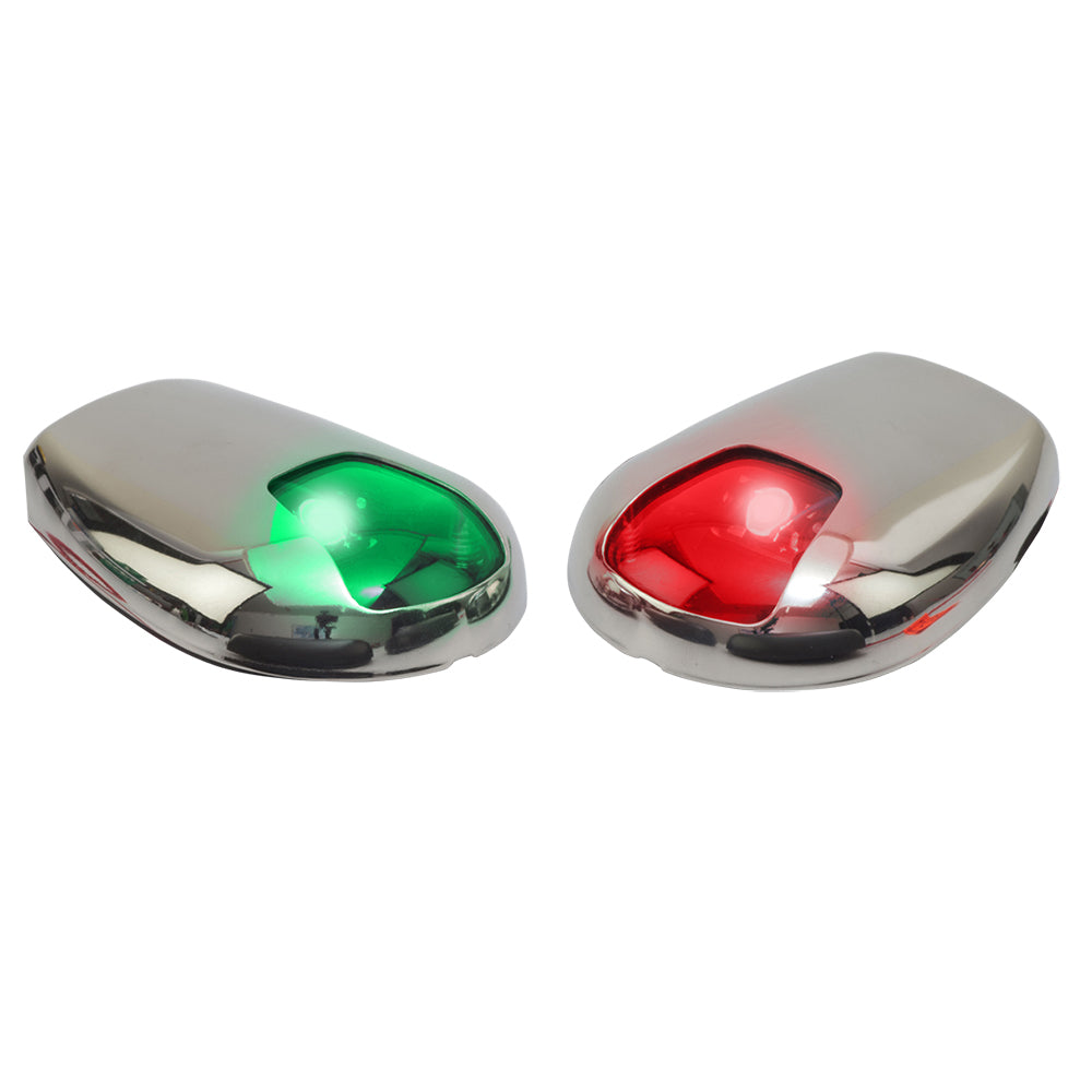 Sea-Dog Stainless Steel Side Mount LED Navigation Lights - 2 NM - Port  Starboard [400079-1] - BuoyMart.com  Navigation Lights Sea-Dog