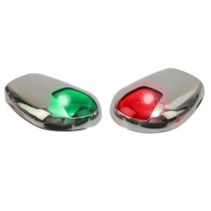 Sea-Dog Stainless Steel Side Mount LED Navigation Lights - 2 NM - Port  Starboard [400079-1] - BuoyMart.com  Navigation Lights Sea-Dog