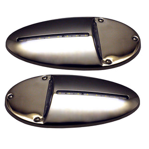 Innovative Lighting LED Docking Light- Mirrored Stainless Steel - Pair [585-0220-7] - BuoyMart.com  Flood/Spreader Lights Innovative Lighting