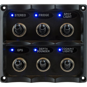 Sea-Dog Water Resistant Toggle Switch Panel [424636-1] - BuoyMart.com  Electrical Panels Sea-Dog