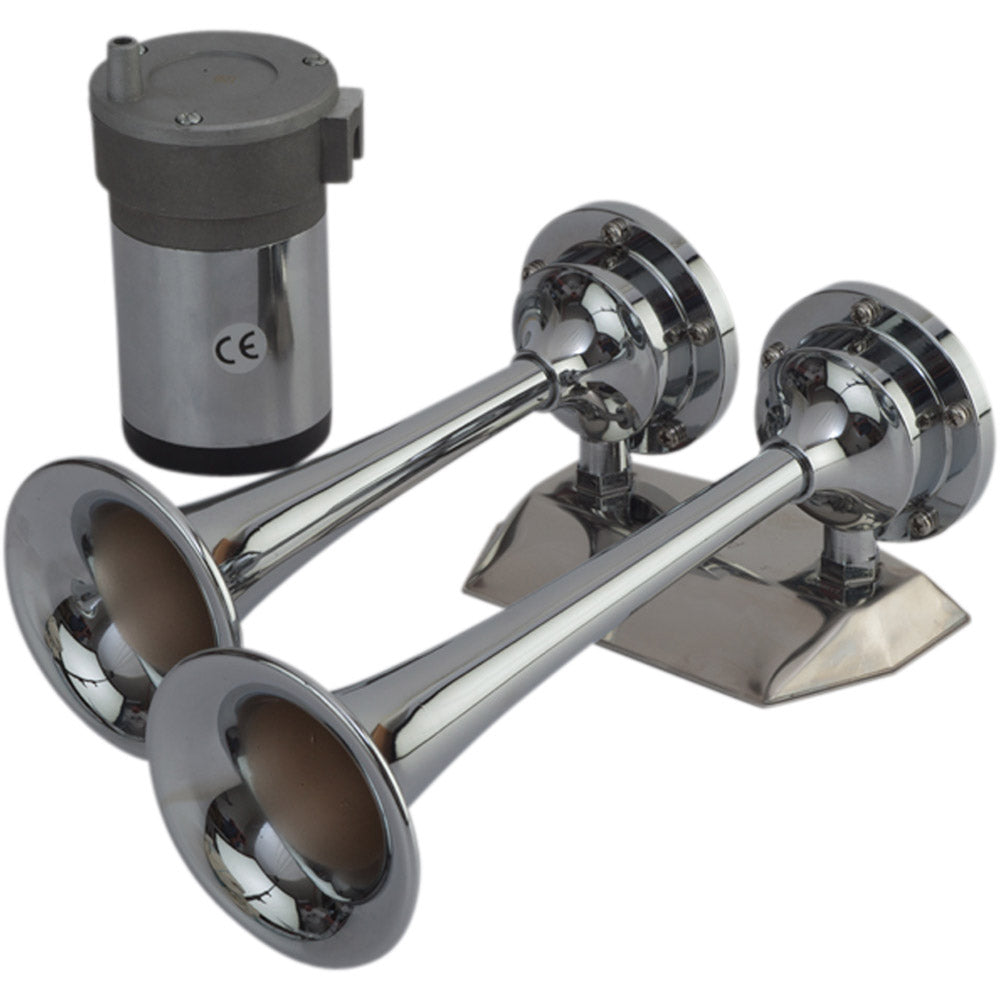Sea-Dog MaxBlast Air Horn - Mini Dual Trumpet [432620-1] - BuoyMart.com  Horns Sea-Dog