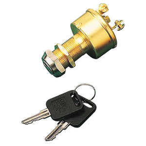 Sea-Dog Brass 3-Position Key Ignition Switch [420350-1] - BuoyMart.com  Switches & Accessories Sea-Dog