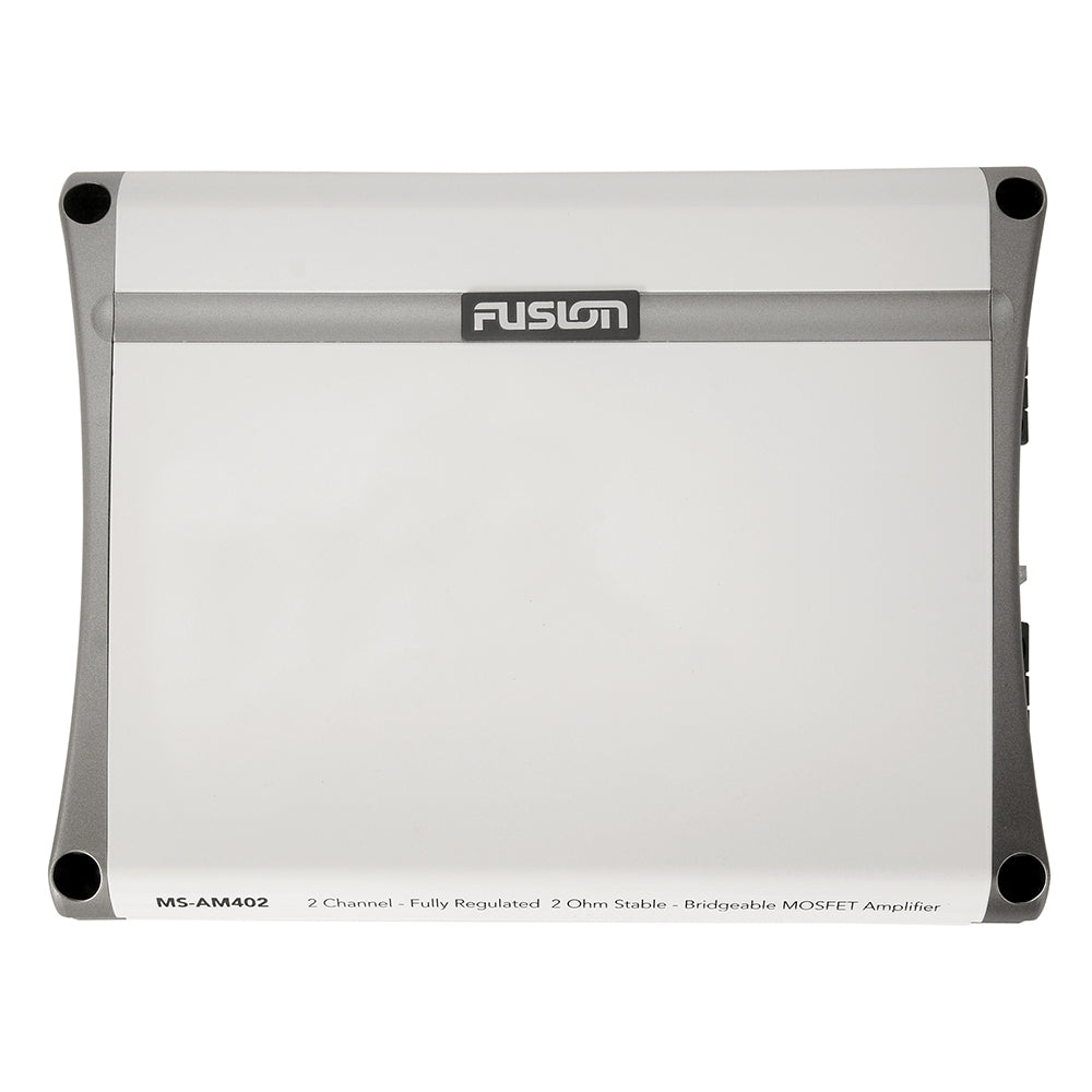 Fusion MS-AM402 2 Channel Marine Amplifier - 400W [010-01499-00] - BuoyMart.com  Amplifiers Fusion