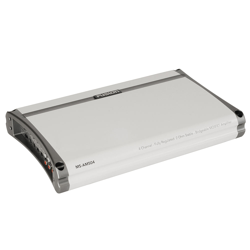Fusion MS-AM504 4-Channel Marine Amplifier - 500W [010-01500-00] - BuoyMart.com  Amplifiers Fusion