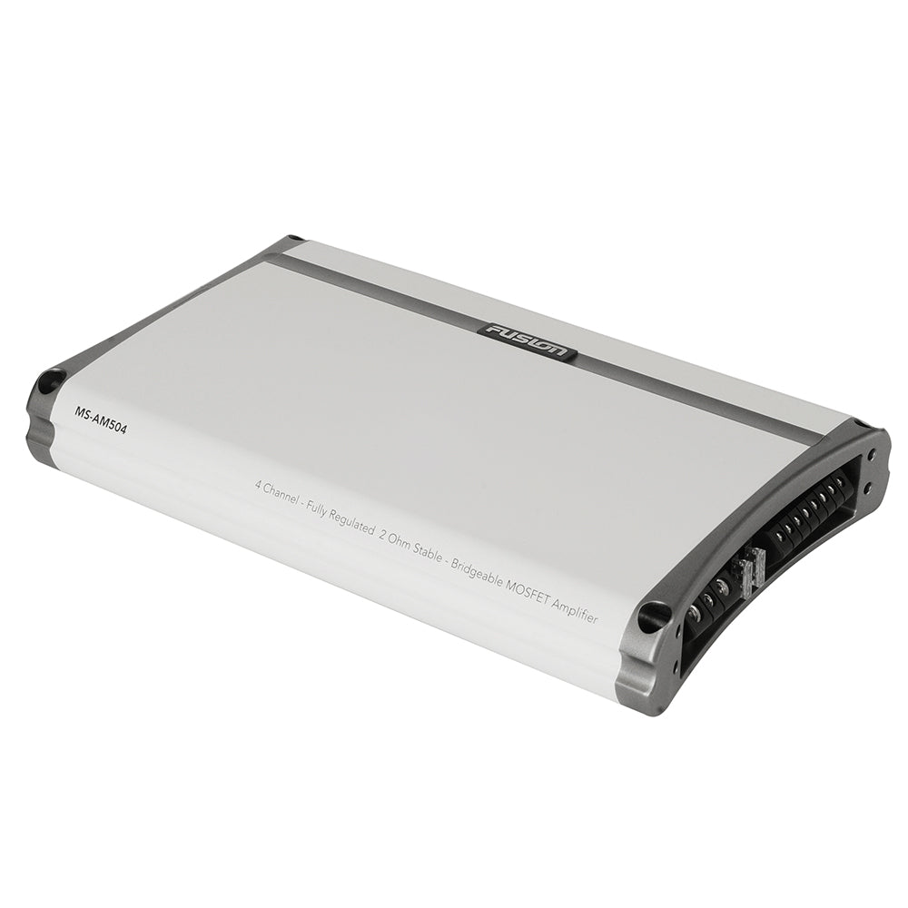 Fusion MS-AM504 4-Channel Marine Amplifier - 500W [010-01500-00] - BuoyMart.com  Amplifiers Fusion