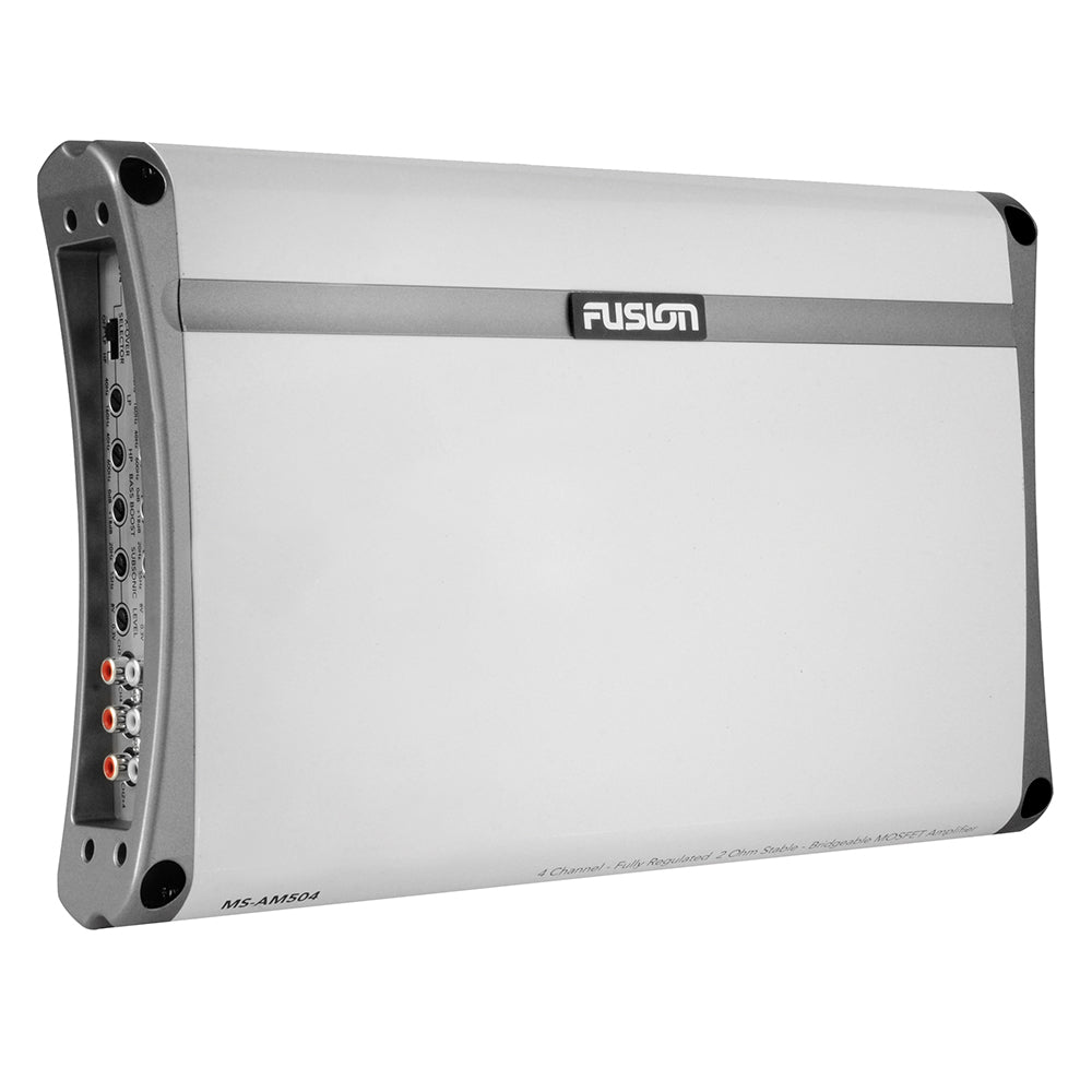 Fusion MS-AM504 4-Channel Marine Amplifier - 500W [010-01500-00] - BuoyMart.com  Amplifiers Fusion