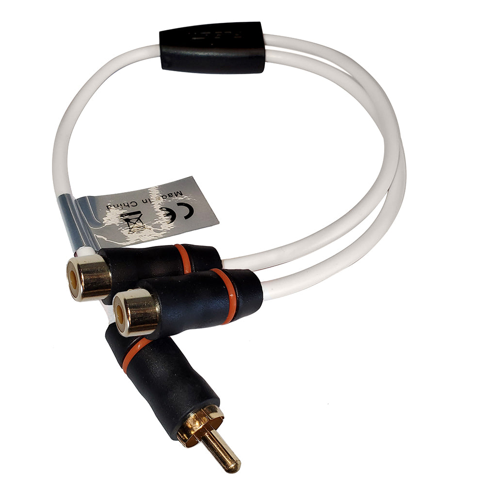 Fusion RCA Cable Splitter - 1 Male to 2 Female - 1 [010-12896-00] - BuoyMart.com  Accessories Fusion