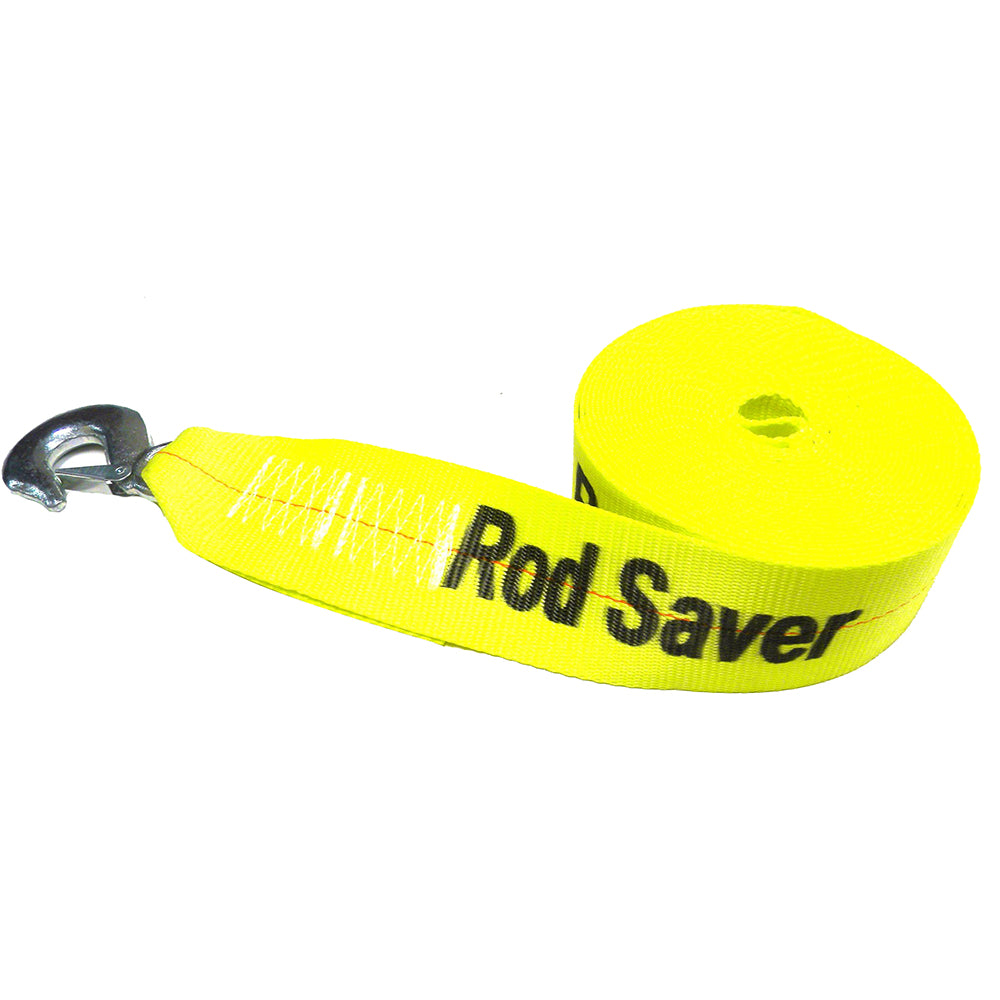 Rod Saver Heavy-Duty Winch Strap Replacement - Yellow - 3" x 30 [WS3Y30] - BuoyMart.com  Winch Straps & Cables Rod Saver