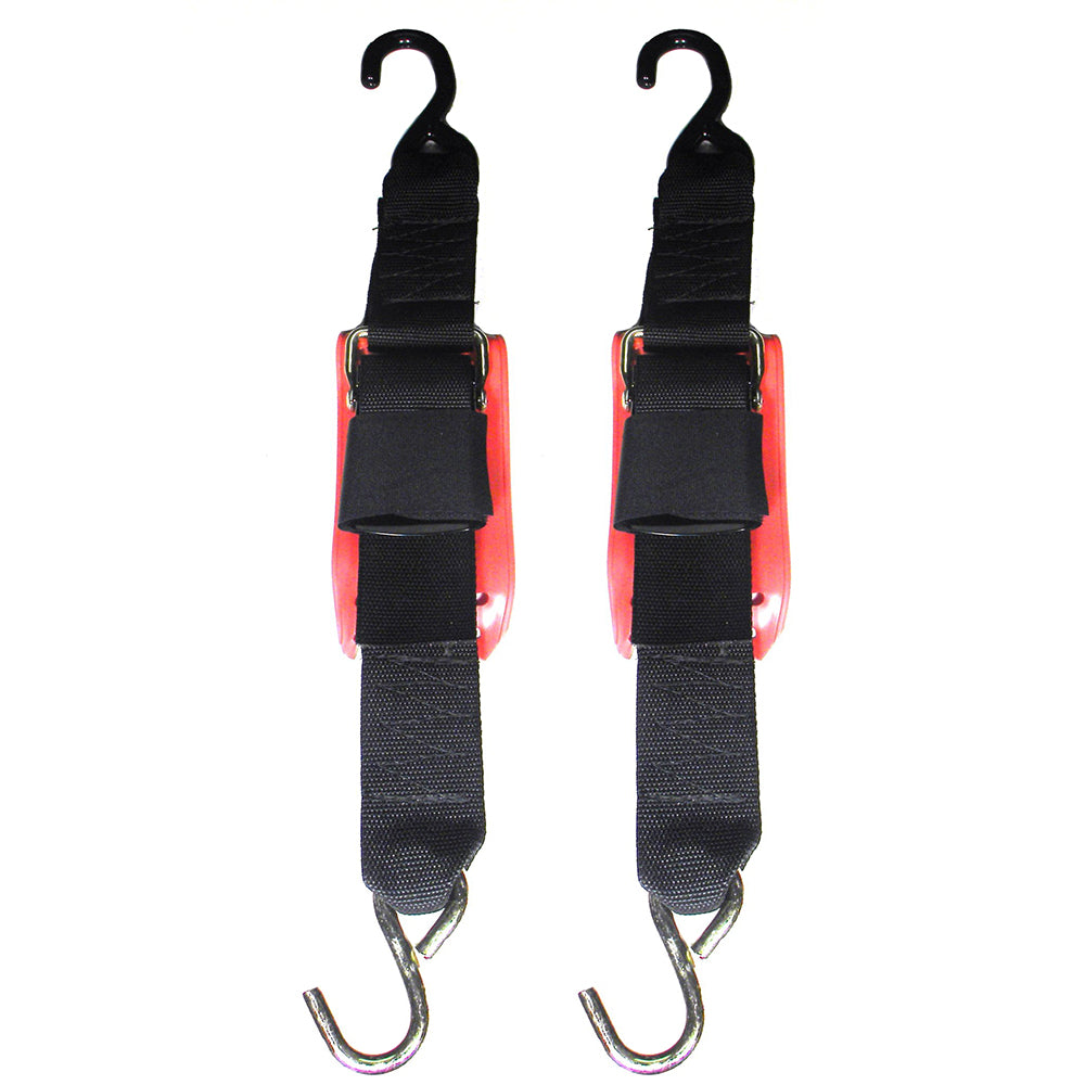 Rod Saver Quick Release Trailer Tie-Down w/Vinyl Pad - 2" x 6 - Pair [QRTD6VP] - BuoyMart.com  Tie-Downs Rod Saver