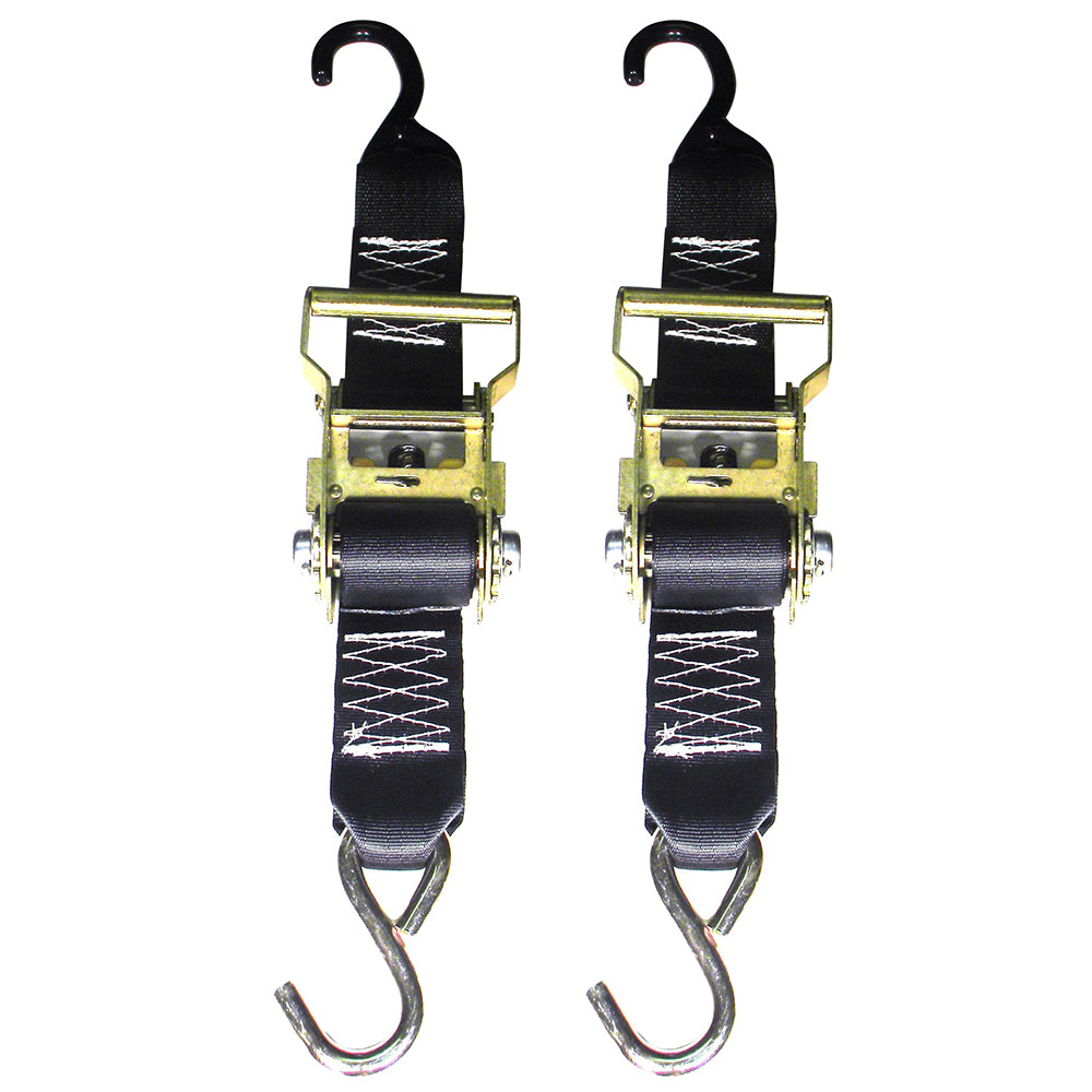 Rod Saver Heavy-Duty Ratchet Trailer Tie-Down - 2" x 5 - Pair [R2TTD5] - BuoyMart.com  Tie-Downs Rod Saver