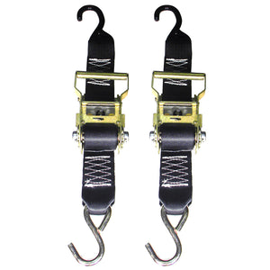 Rod Saver Heavy-Duty Ratchet Trailer Tie-Down - 2" x 5 - Pair [R2TTD5] - BuoyMart.com  Tie-Downs Rod Saver