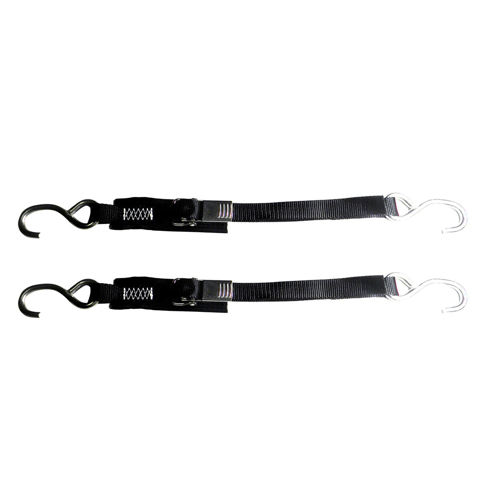 Rod Saver Stainless Steel Quick Release Transom Tie-Down - 1" x 6 - Pair [SS1QRTD6] - BuoyMart.com  Tie-Downs Rod Saver