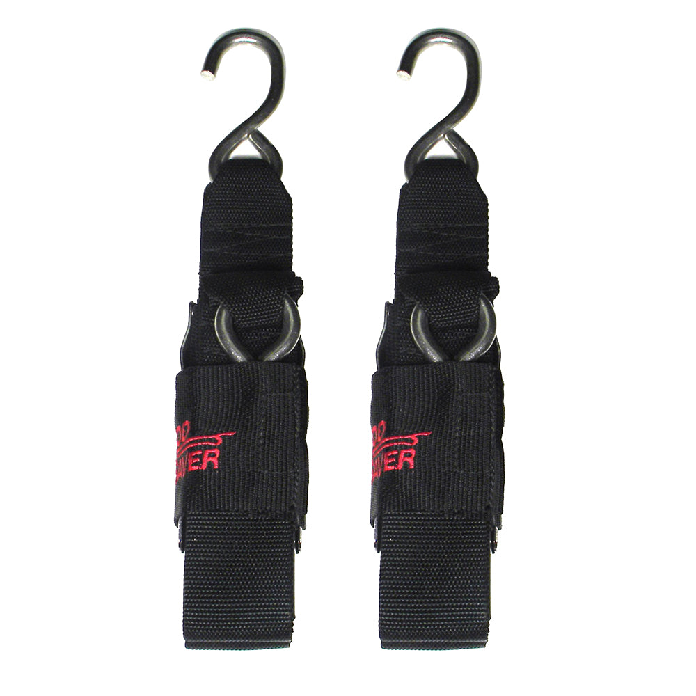 Rod Saver Deluxe Stainless Steel Transom Tie-Down - 2" x 6 - Pair [SSTTD6] - BuoyMart.com  Tie-Downs Rod Saver
