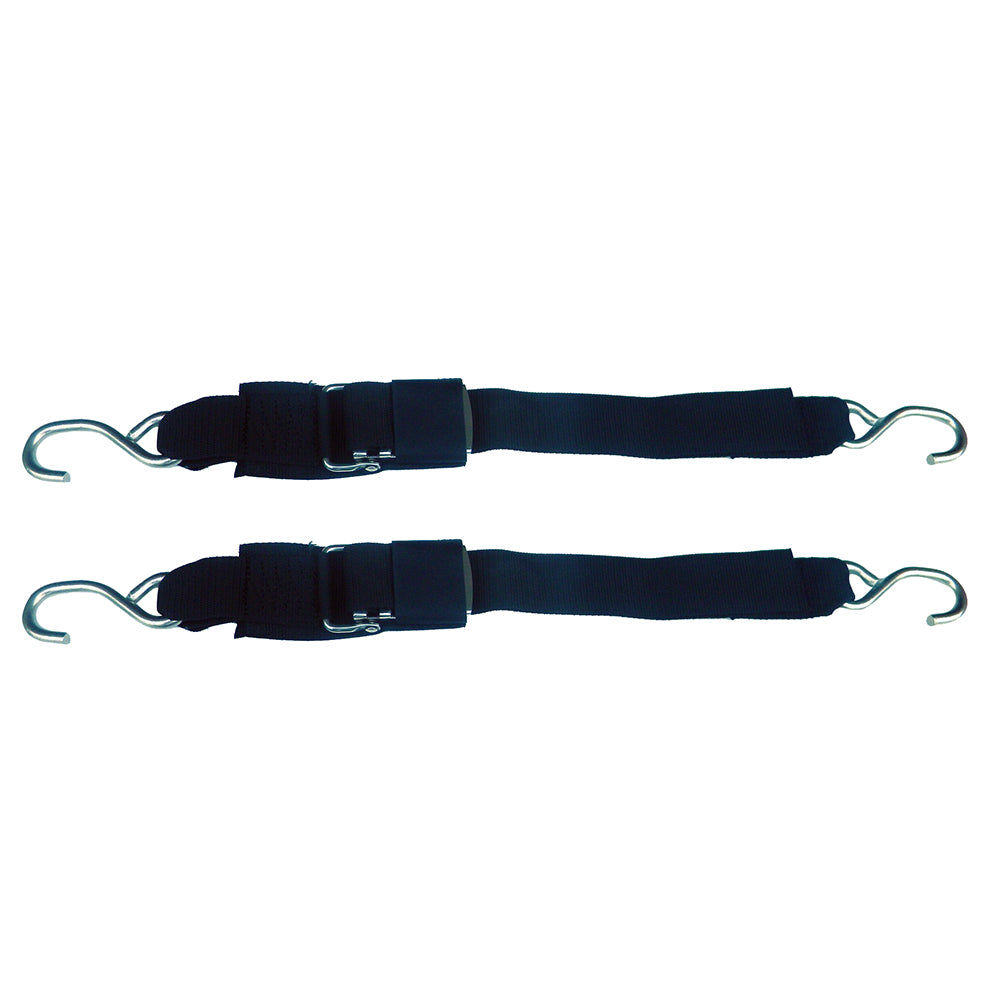 Rod Saver Stainless Steel Quick Release Transom Tie-Down - 2" x 6 - Pair [SS/QRTD6] - BuoyMart.com  Tie-Downs Rod Saver