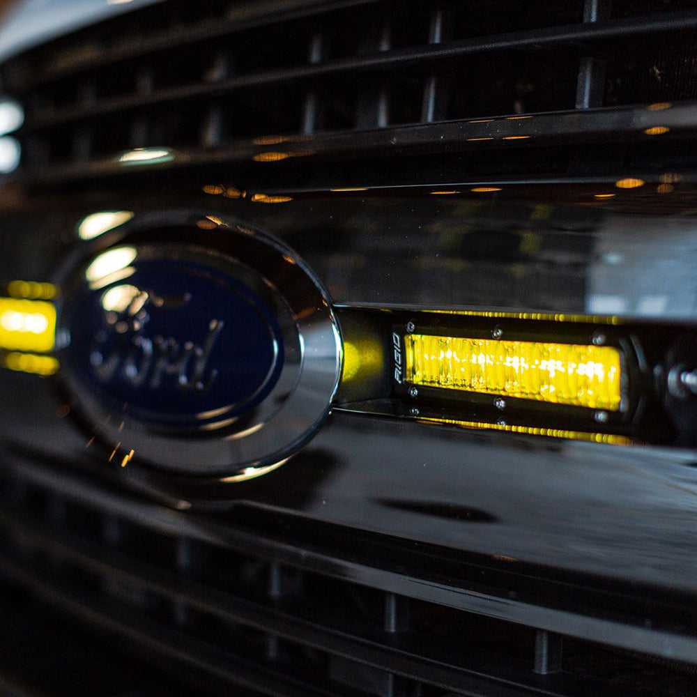 RIGID Industries 6" SR-Series SAE Compliant Fog Light - Black w/Yellow Light [906704] - BuoyMart.com  Light Bars RIGID Industries