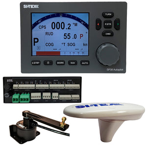 SI-TEX SP38-18 Autopilot Core Pack Including Compact GPS Compass  RotaryFeedback, No Pump [SP38-18] - BuoyMart.com  Autopilots SI-TEX