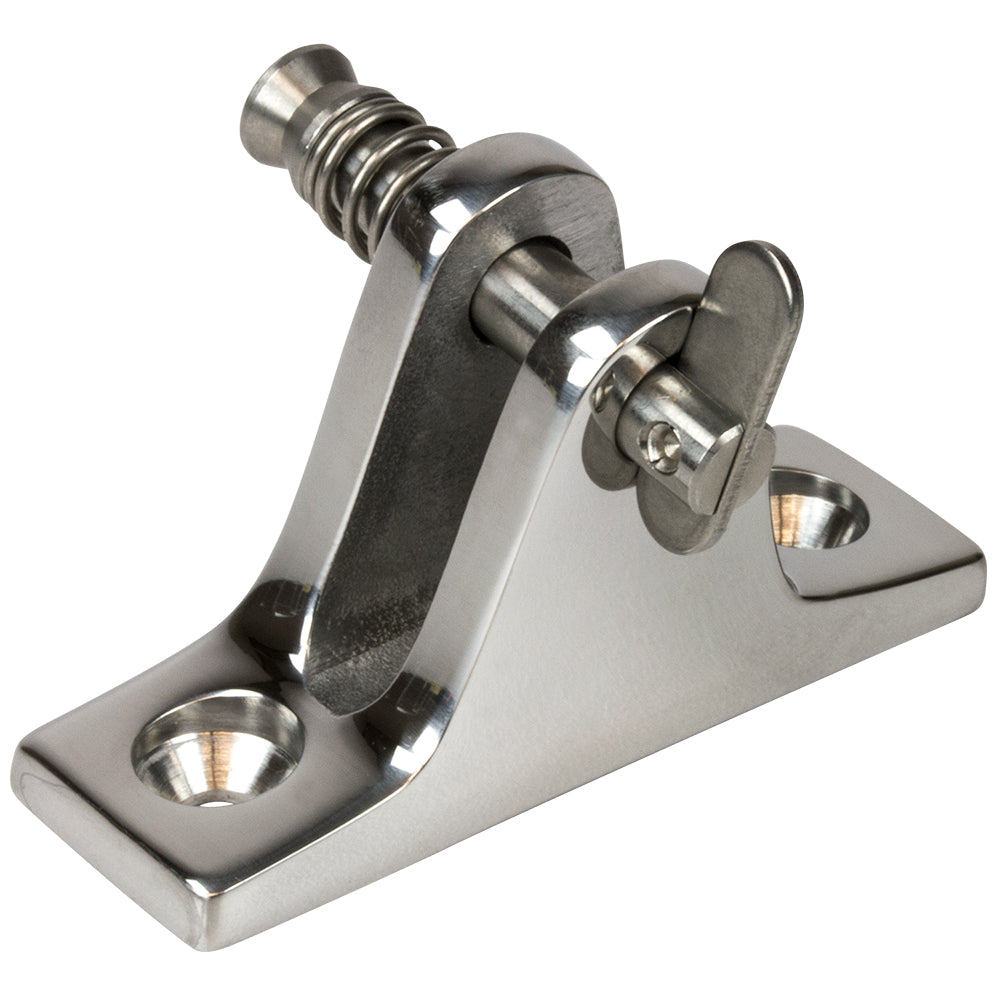 Sea-Dog Stainless Steel Angle Base Deck Hinge - Removable Pin [270235-1] - BuoyMart.com  Bimini Top Fittings Sea-Dog