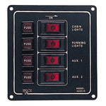 Sea-Dog Aluminum Switch Panel - Vertical - 4 Switch [422010-1] - BuoyMart.com  Electrical Panels Sea-Dog