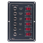 Sea-Dog Aluminum Circuit Breaker Panel - 6 Circuit [422800-1] - BuoyMart.com  Electrical Panels Sea-Dog