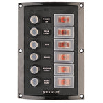Sea-Dog Splash Guard Circuit Breaker Panel - 6 Circuit [424806-1] - BuoyMart.com  Electrical Panels Sea-Dog