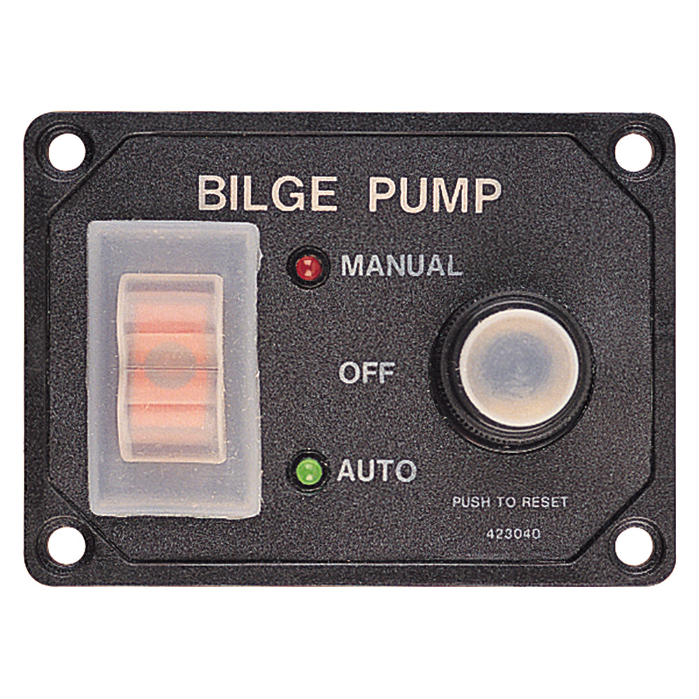 Sea-Dog Splash Guard Bilge Pump Panel w/Circuit [423046-1] - BuoyMart.com  Electrical Panels Sea-Dog