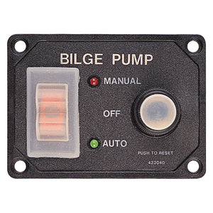 Sea-Dog Splash Guard Bilge Pump Panel w/Circuit [423046-1] - BuoyMart.com  Electrical Panels Sea-Dog