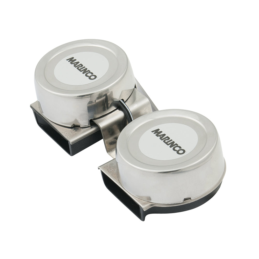 Marinco 12V Mini Twin Comapct Electric Horn [10001] - BuoyMart.com  Horns Marinco