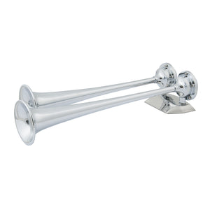 Marinco 12V Chrome Plated Dual Trumpet Air Horn [10106] - BuoyMart.com  Horns Marinco