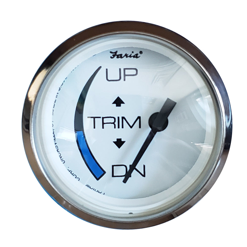 Faria Chesapeake White SS 2" Trim Gauge f/Honda Engines [13889] - BuoyMart.com  Gauges Faria Beede Instruments