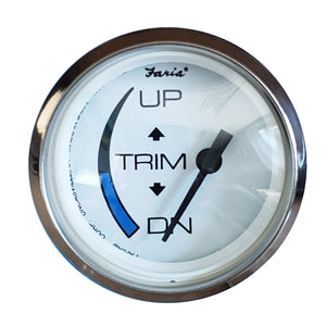 Faria Chesapeake White SS 2" Trim Gauge f/Honda Engines [13889] - BuoyMart.com  Gauges Faria Beede Instruments