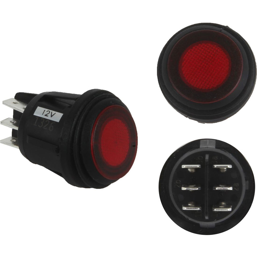 RIGID Industries 3 Position Rocker Switch - Red [40181] - BuoyMart.com  Accessories RIGID Industries