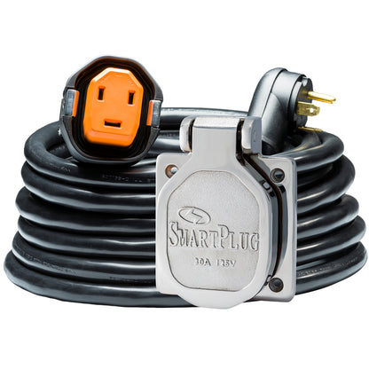 SmartPlug RV Kit 30 AMP Dual Configuration Cordset  Stainless Steel Inlet Combo - 30 [R30303BM30NT] - BuoyMart.com  Accessories SmartPlug