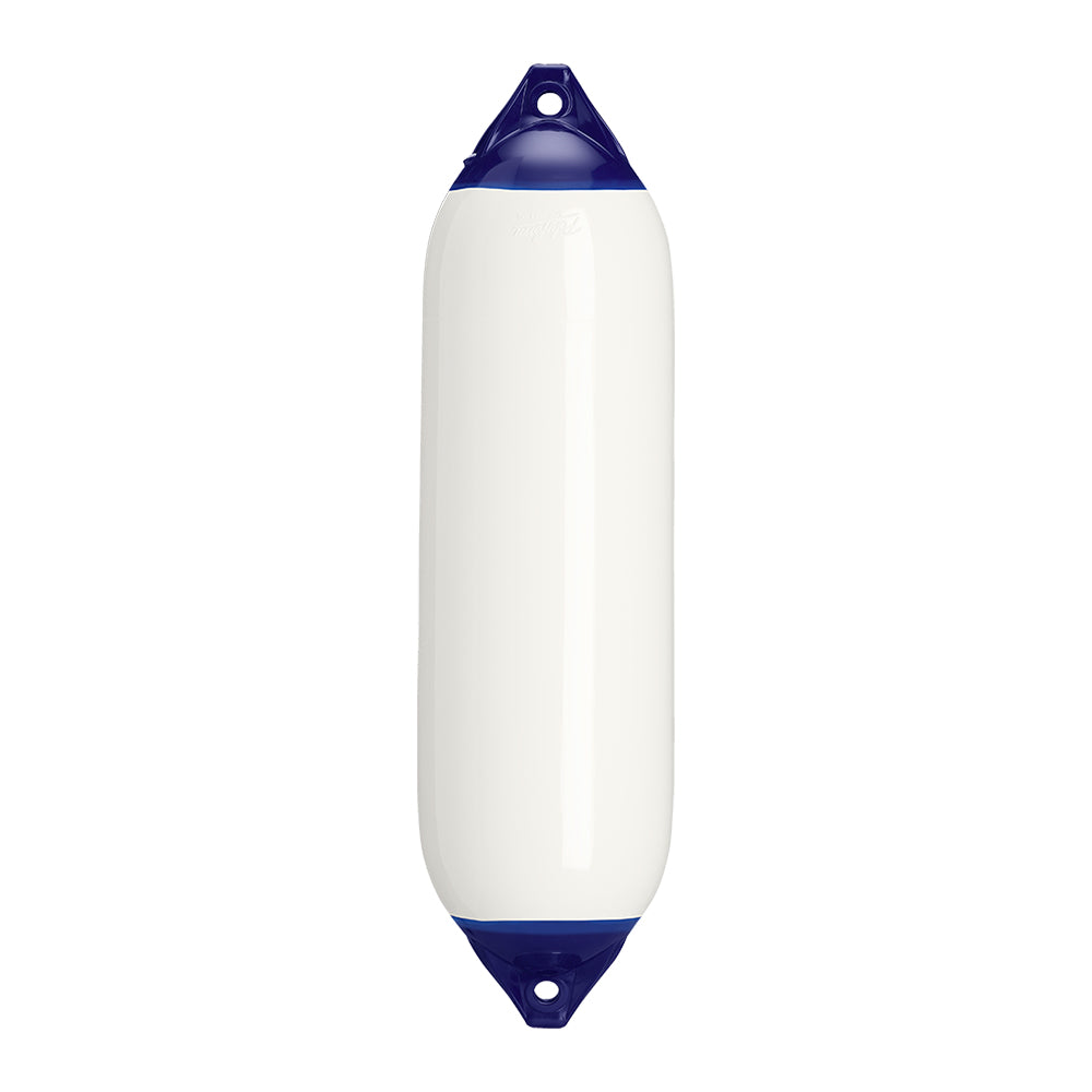 Polyform F-6 Twin Eye Fender 11" x 42" - White [F-6 WHITE] - BuoyMart.com  Fenders Polyform U.S.