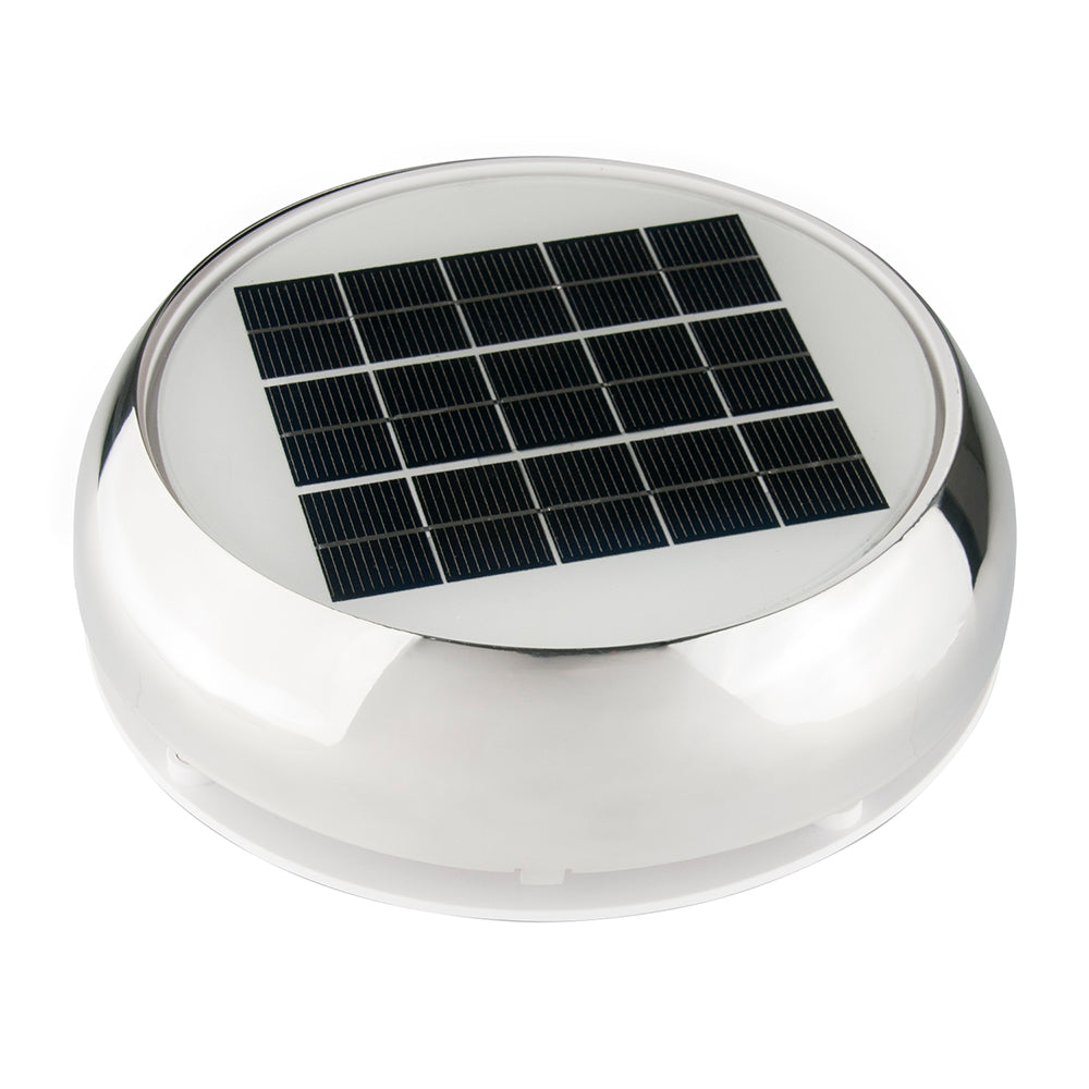 Marinco 4" Day/Night Solar Vent - Stainless Steel [N20804S] - BuoyMart.com  Heaters/Dehumidifiers Marinco