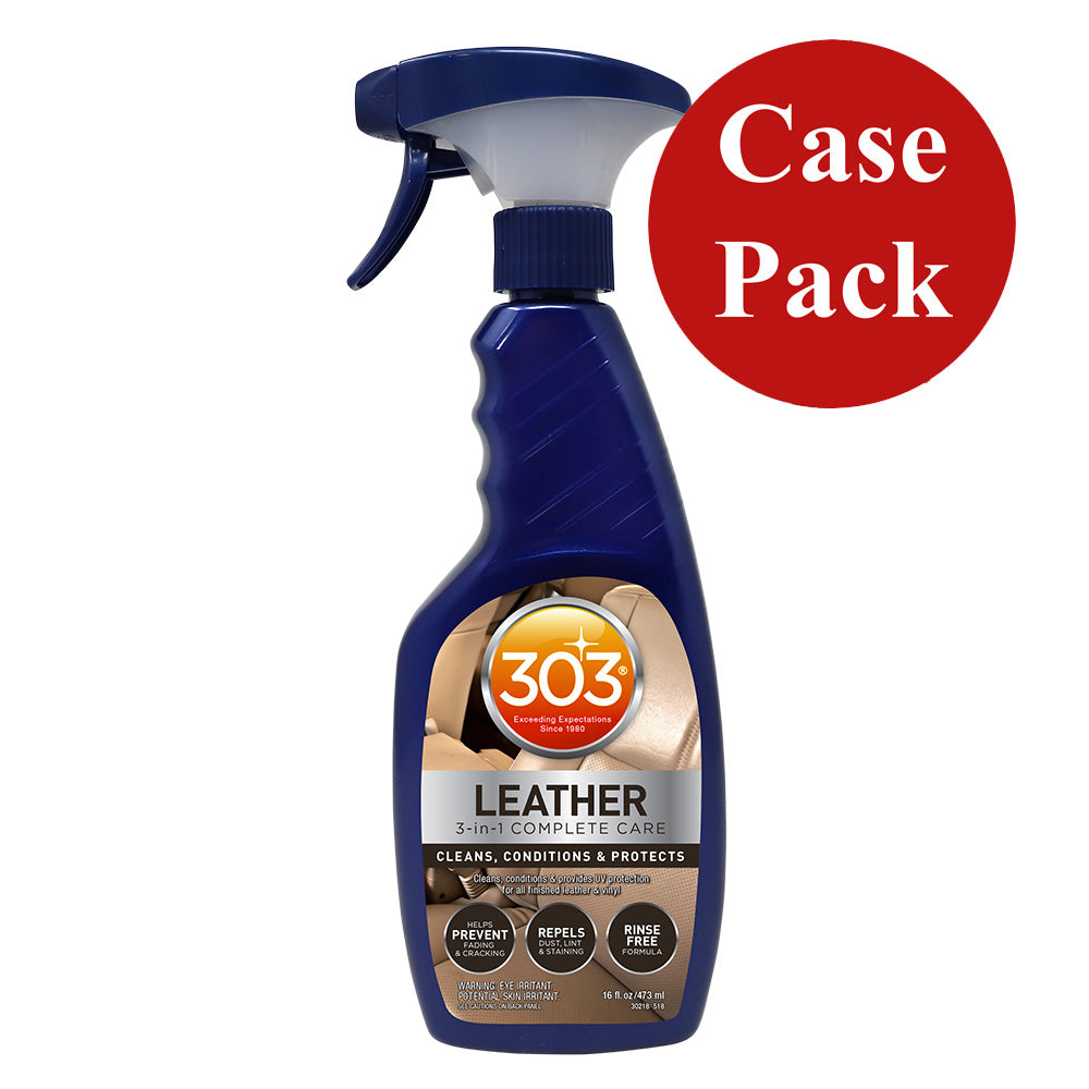303 Automotive Leather 3-In-1 Complete Care - 16oz *Case of 6* [30218CASE] - BuoyMart.com  Cleaning 303