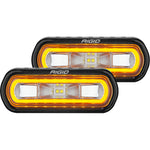 RIGID Industries SR-L Series Surface Mount Spreader Light - Black Housing - Amber Halo [53123] - BuoyMart.com  Flood/Spreader Lights RIGID Industries