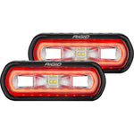 RIGID Industries SR-L Series Surface Mount Spreader Light - Black Housing - Red Halo [53122] - BuoyMart.com  Flood/Spreader Lights RIGID Industries