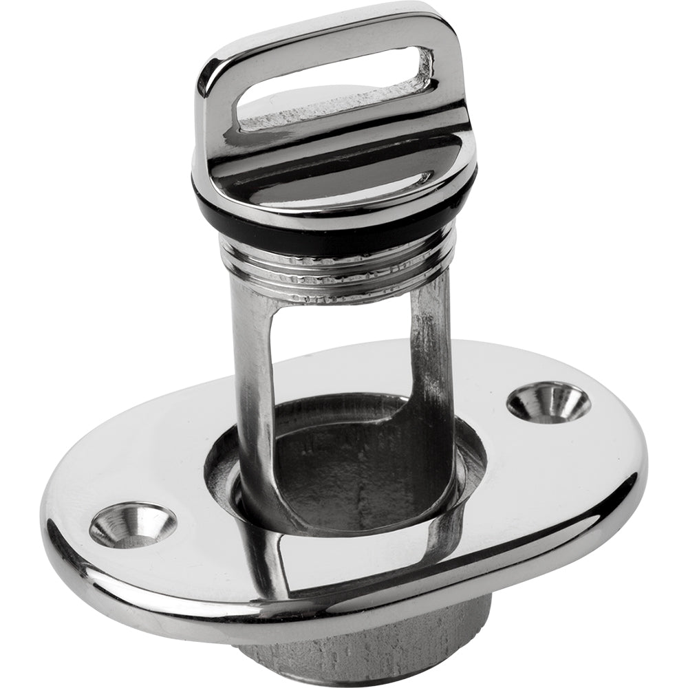 Sea-Dog Oblong Captive Garboard Drain  Plug - 316 Stainless Steel [520065-1] - BuoyMart.com  Deck / Galley Sea-Dog