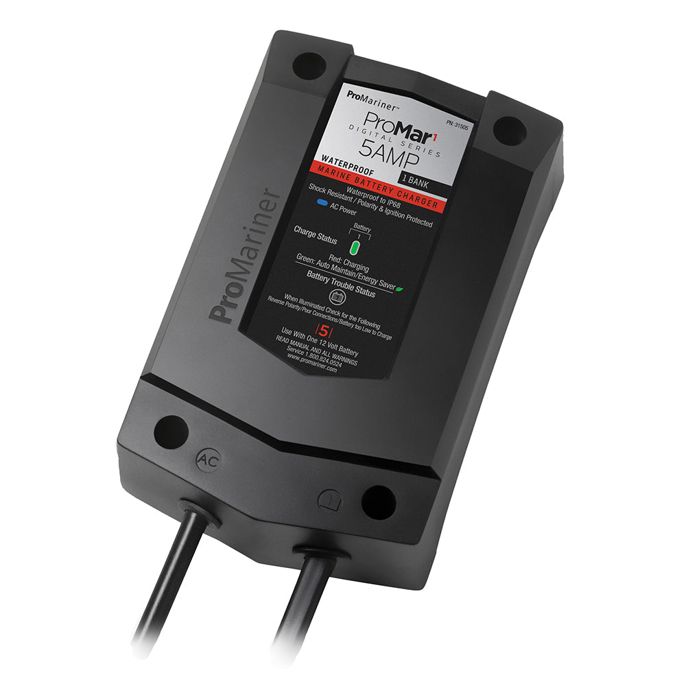 ProMariner ProMar1 DS Digital - 5 Amp - 1 Bank Charger [31505] - BuoyMart.com  Battery Chargers ProMariner