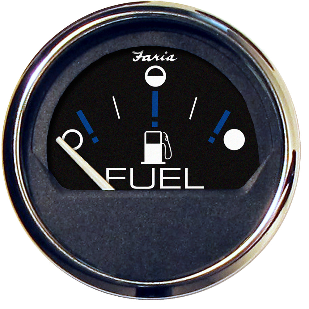 Faria Chesapeake Black 2" Fuel Level Gauge (Metric) [13721] - BuoyMart.com  Gauges Faria Beede Instruments