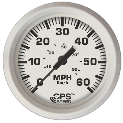 Faria Dress White 4" GPS Speedometer - 60 MPH [33147] - BuoyMart.com  Gauges Faria Beede Instruments