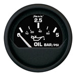 Faria Euro Black 2" Oil Pressure Gauge - Metric (5 Bar) [12805] - BuoyMart.com  Gauges Faria Beede Instruments