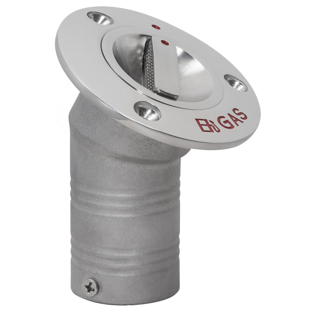 Whitecap EPA Pull-UP Deck Fill - 30 - Angled - 1-1/2" - Gas [6123AEPA] - BuoyMart.com  Deck Fills Whitecap