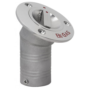Whitecap EPA Pull-UP Deck Fill - 30 - Angled - 1-1/2" - Gas [6123AEPA] - BuoyMart.com  Deck Fills Whitecap